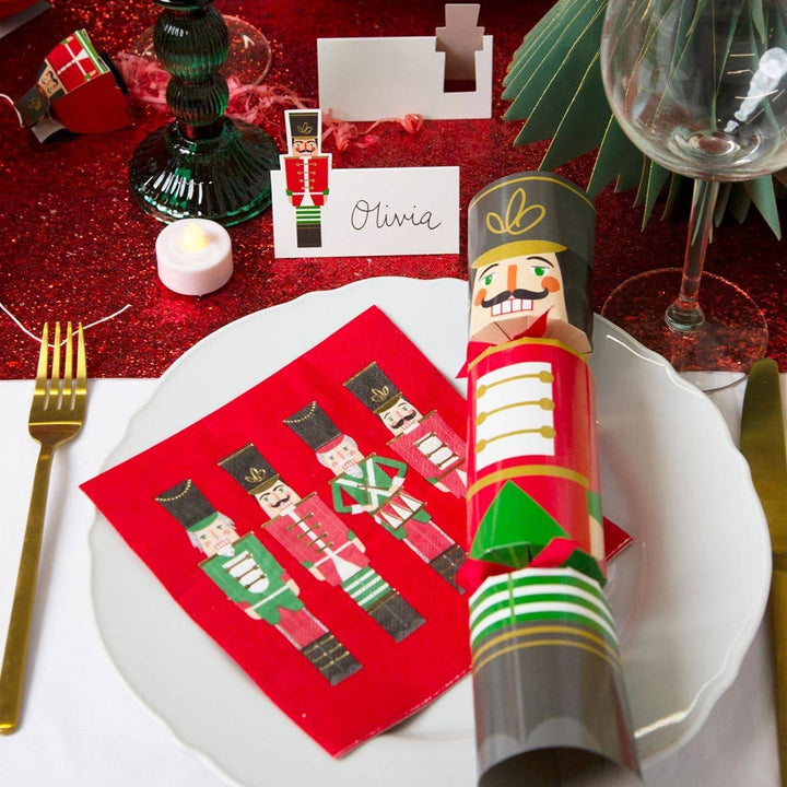 Nutcracker Christmas Napkins | 20 Pack | Table Gift |