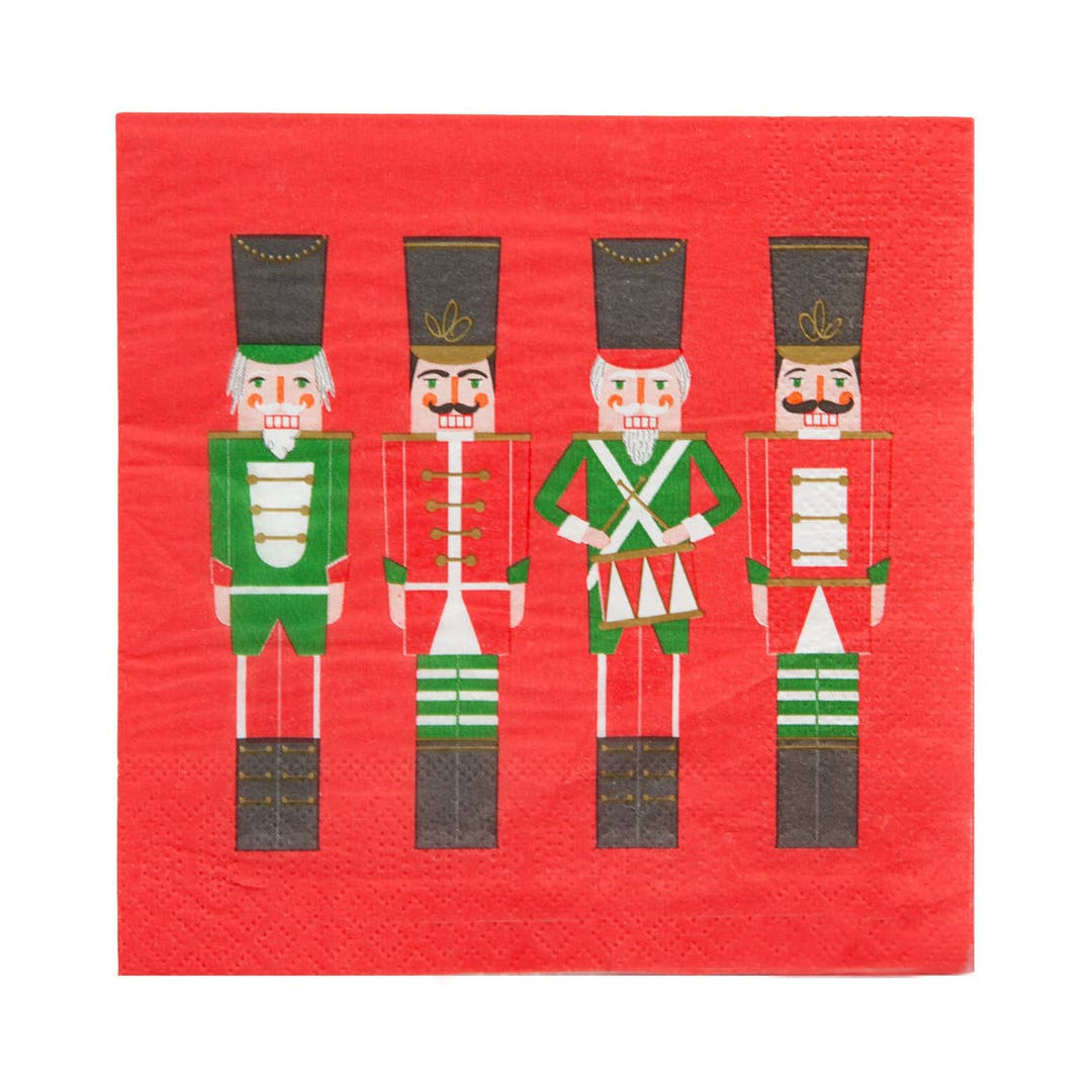 Nutcracker Christmas Napkins | 20 Pack | Table Gift |