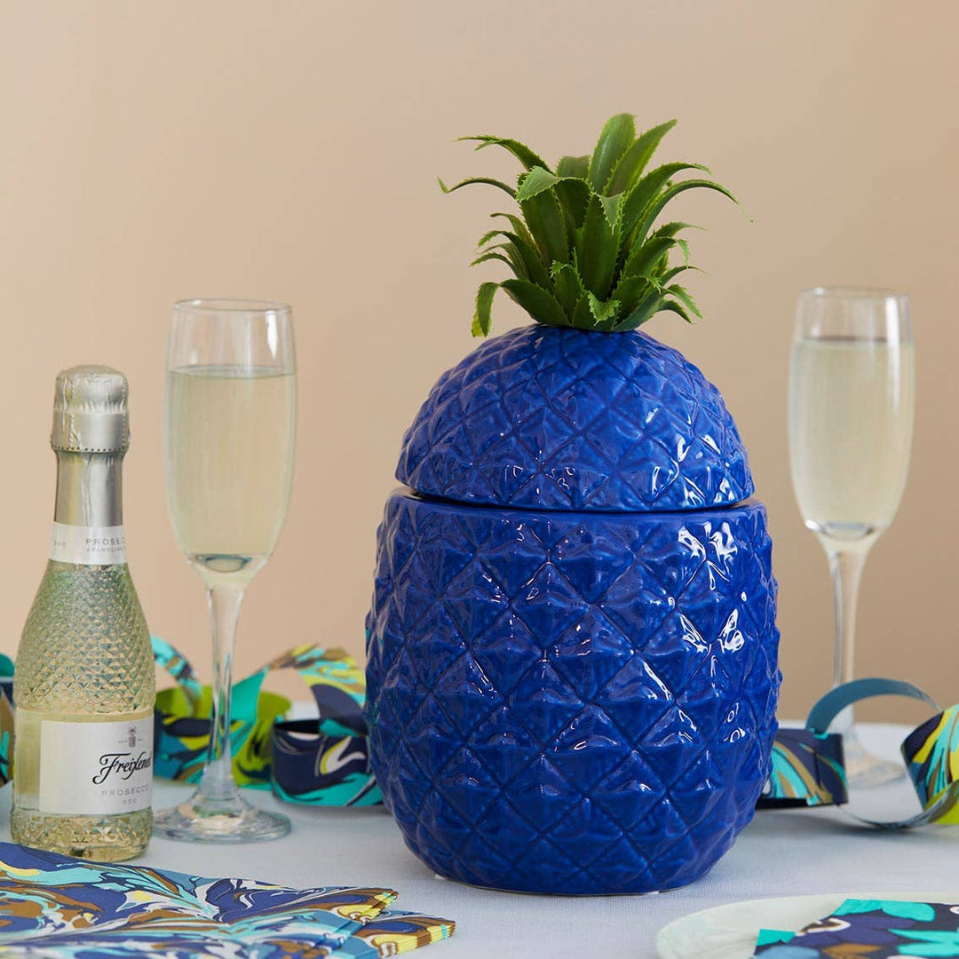 Eco-Friendly Marble Blue Party Napkins | 20 Pack |