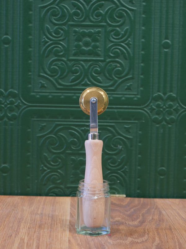 Spronella Brass Pastry Wheel Cutter – Smooth Blade