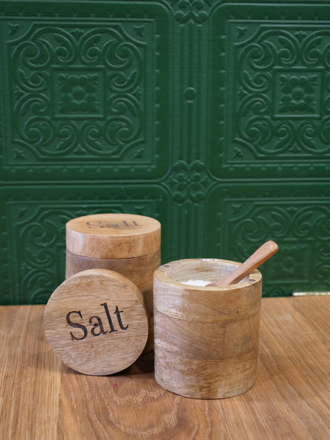 The Gift of Salt - Wooden Salt Caddy