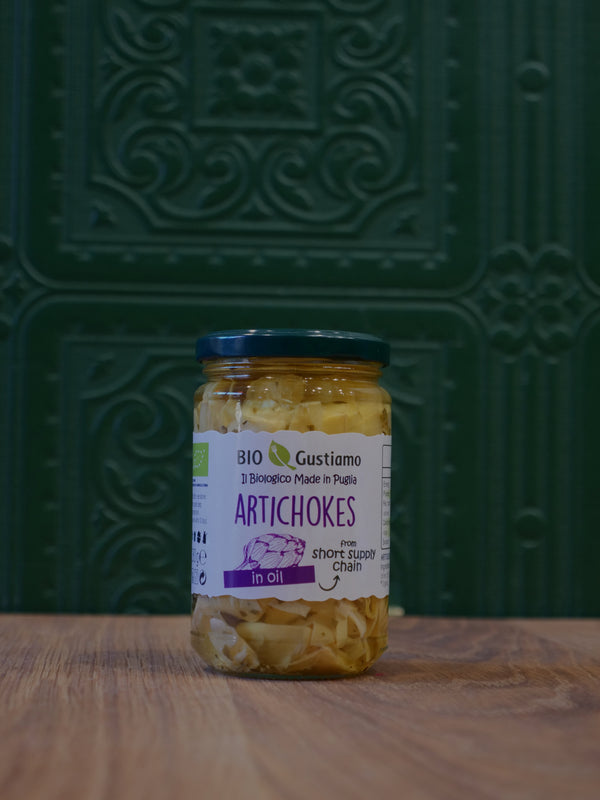 Organic Artichoke Hearts in Oil