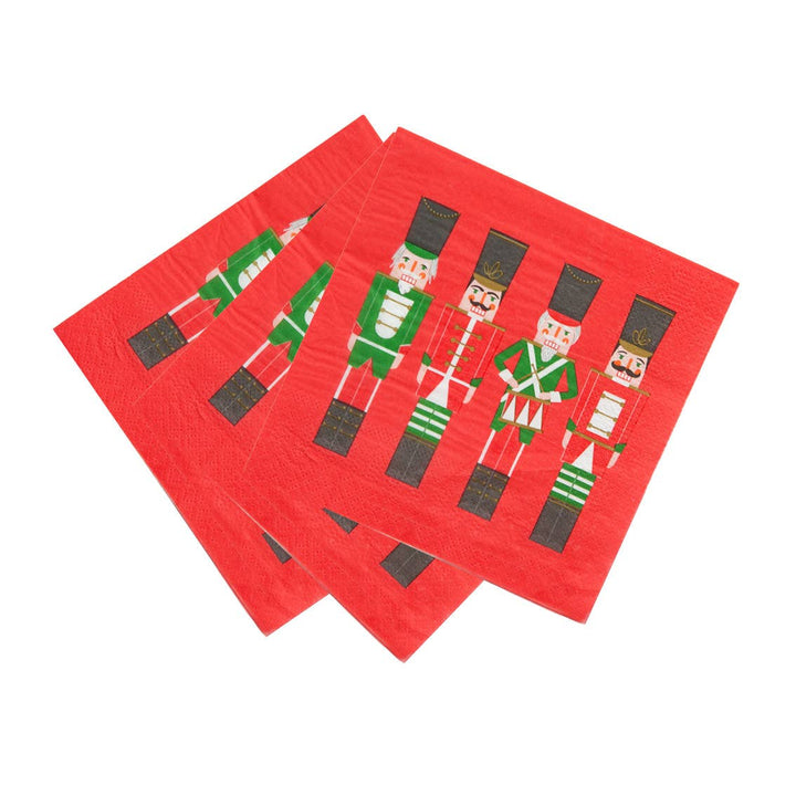 Nutcracker Christmas Napkins | 20 Pack | Table Gift |