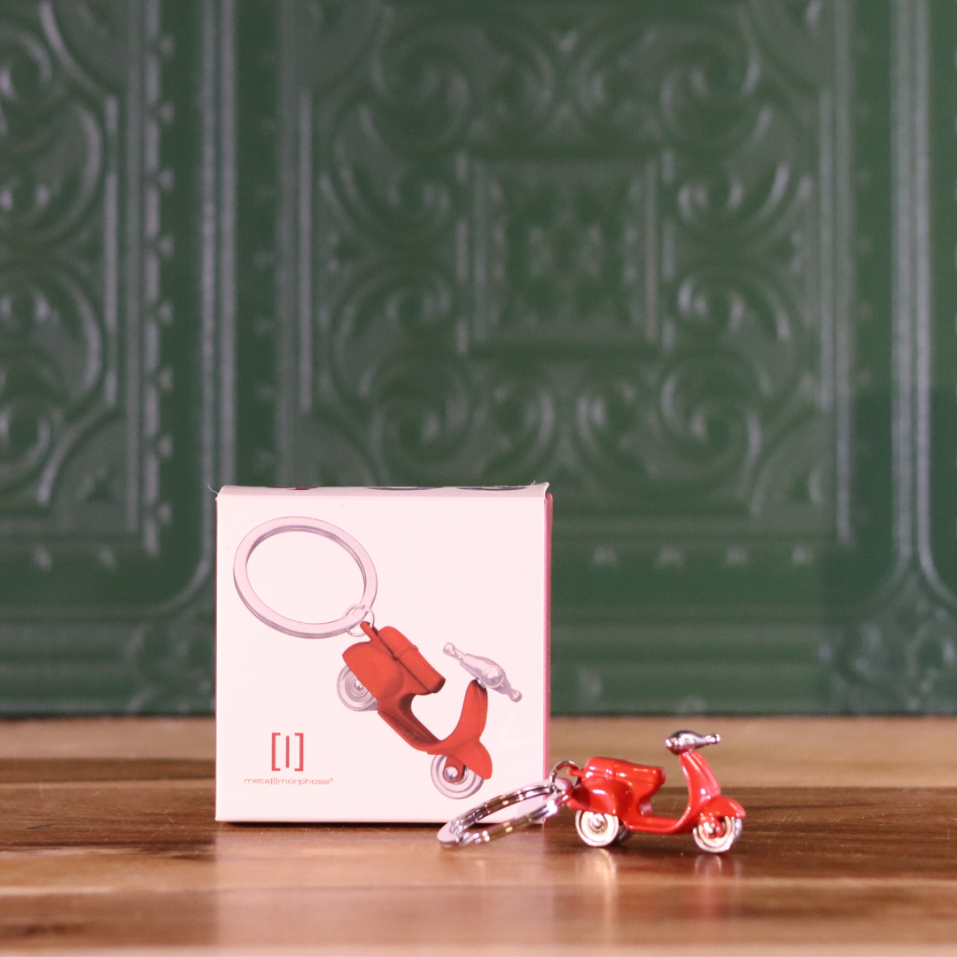 Red Vespa Keychain